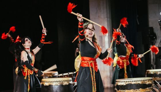 Японское барабанное шоу «Сердце Дракона»
