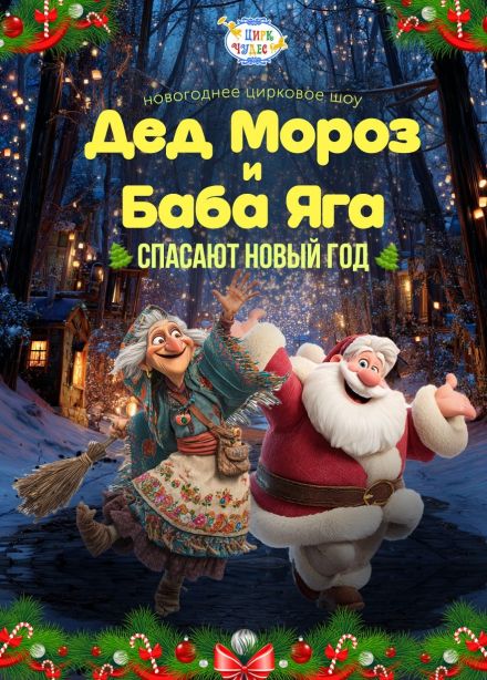 Цирковое шоу «Дед Мороз и Баба Яга спасают Новый год», Калужский