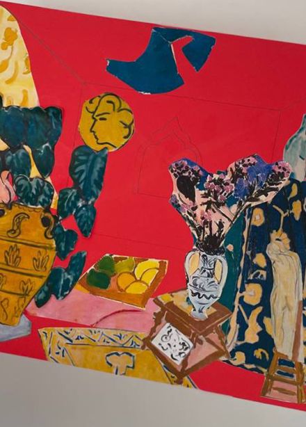 Аппликация + Анри Матисс (8–12 лет)