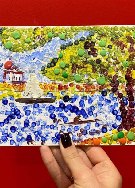 Пуантилизм + Жорж Сёра