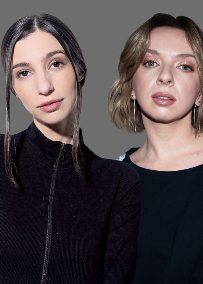 Полина Газаль и Катя Котофеева