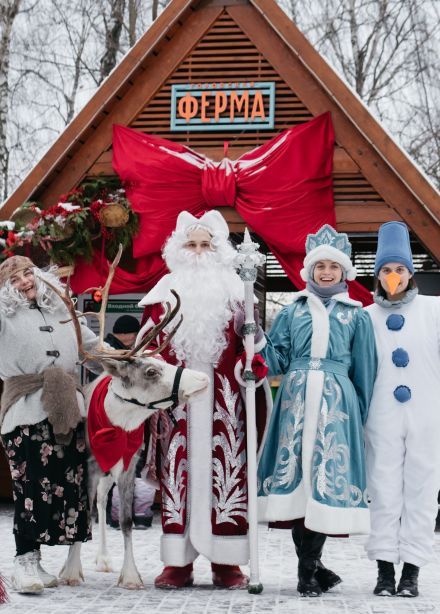 Новый год на ферме. Резиденция Деда Мороза