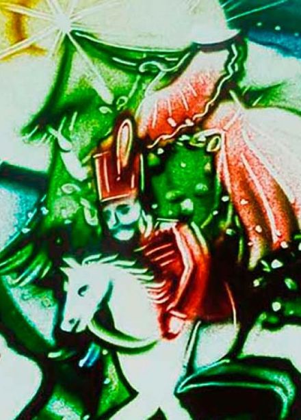 Новогодняя сказка с органом и песочной анимацией. Щелкунчик