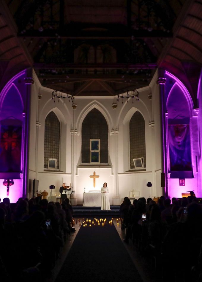 Рождество в Люблино: Аве Мария. Орган, скрипка, голос