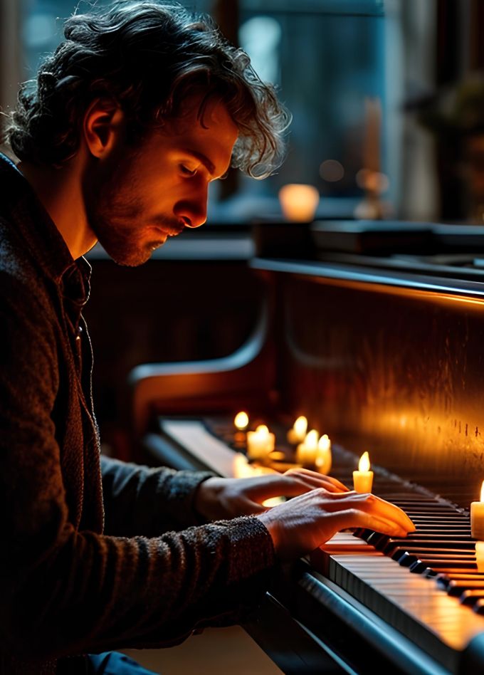 Рок-музыка на рояле и романтика свечей