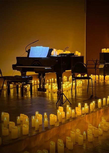 Зимняя сказка при свечах