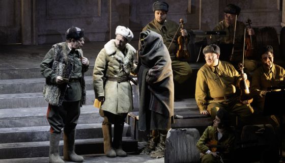 Спектакль «Живые и мёртвые. Солдатами не рождаются»