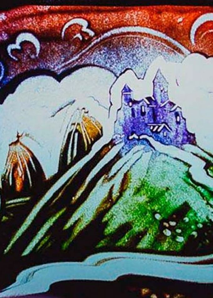 Сказка с песочной анимацией. Волшебник изумрудного города