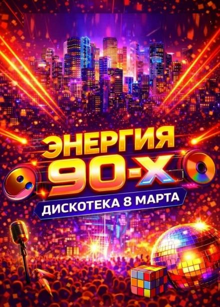 Дискотека «Энергия 90-х»