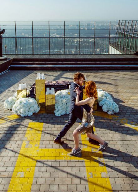 Башня ОКО: Открытая смотровая площадка «Выше только любовь!»