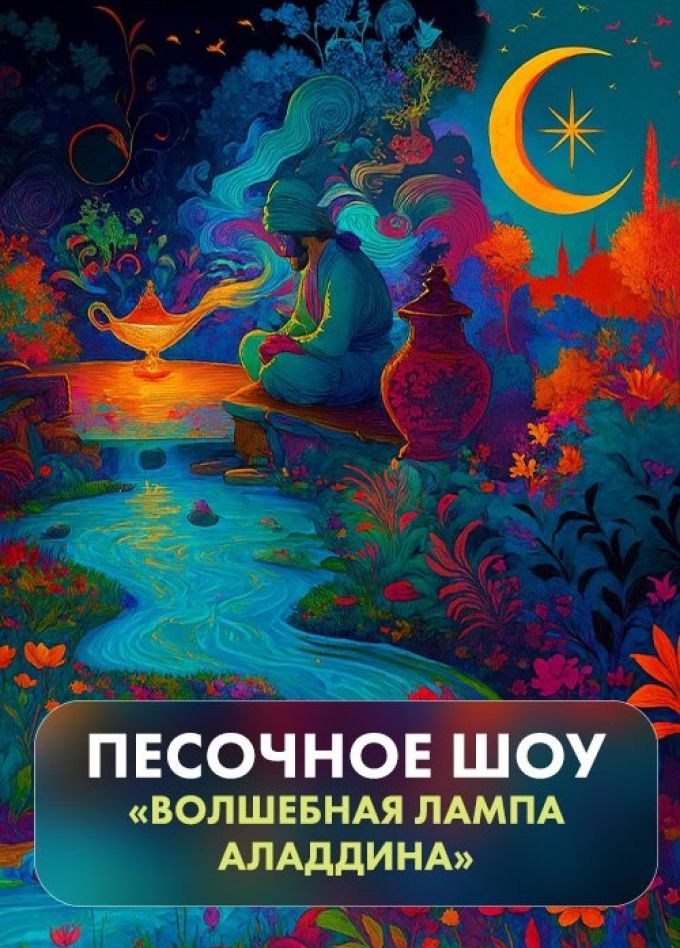 Artfonix. Песочное шоу «Волшебная лампа Алладина»