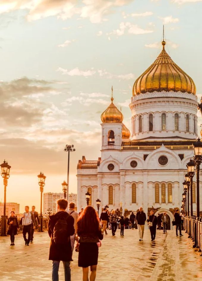 Храм Христа Спасителя + 4 смотровые площадки под куполом