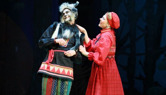 Спектакль «Сказка о Бабе-Яге и Василисе-работнице. (Два клёна)»