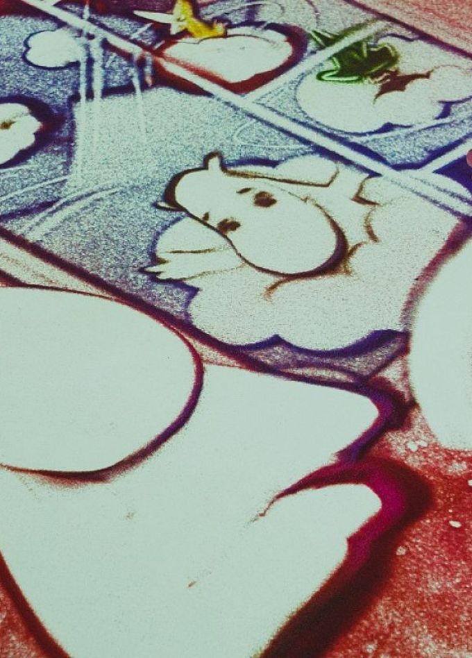 Сказка с органом и песочной анимацией. Муми-тролли. Шляпа волшебника