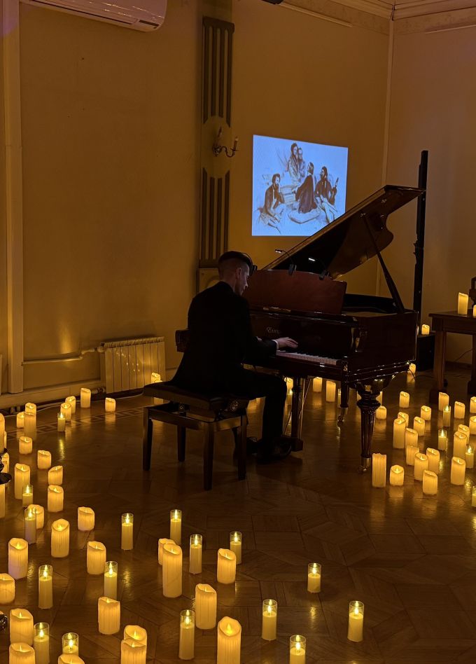 Шопен, Григ, Рахманинов: шедевры фортепианной музыки при свечах