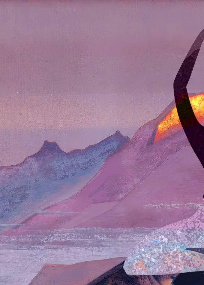 Йога в живых полотнах Рериха. Путь в Шамбалу