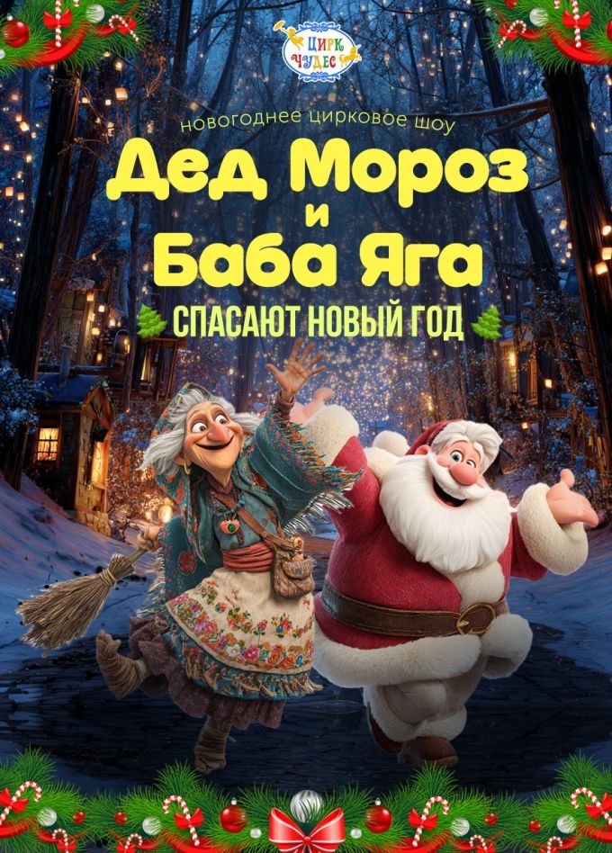 Цирковое шоу «Дед Мороз и Баба Яга спасают Новый год», Войковская